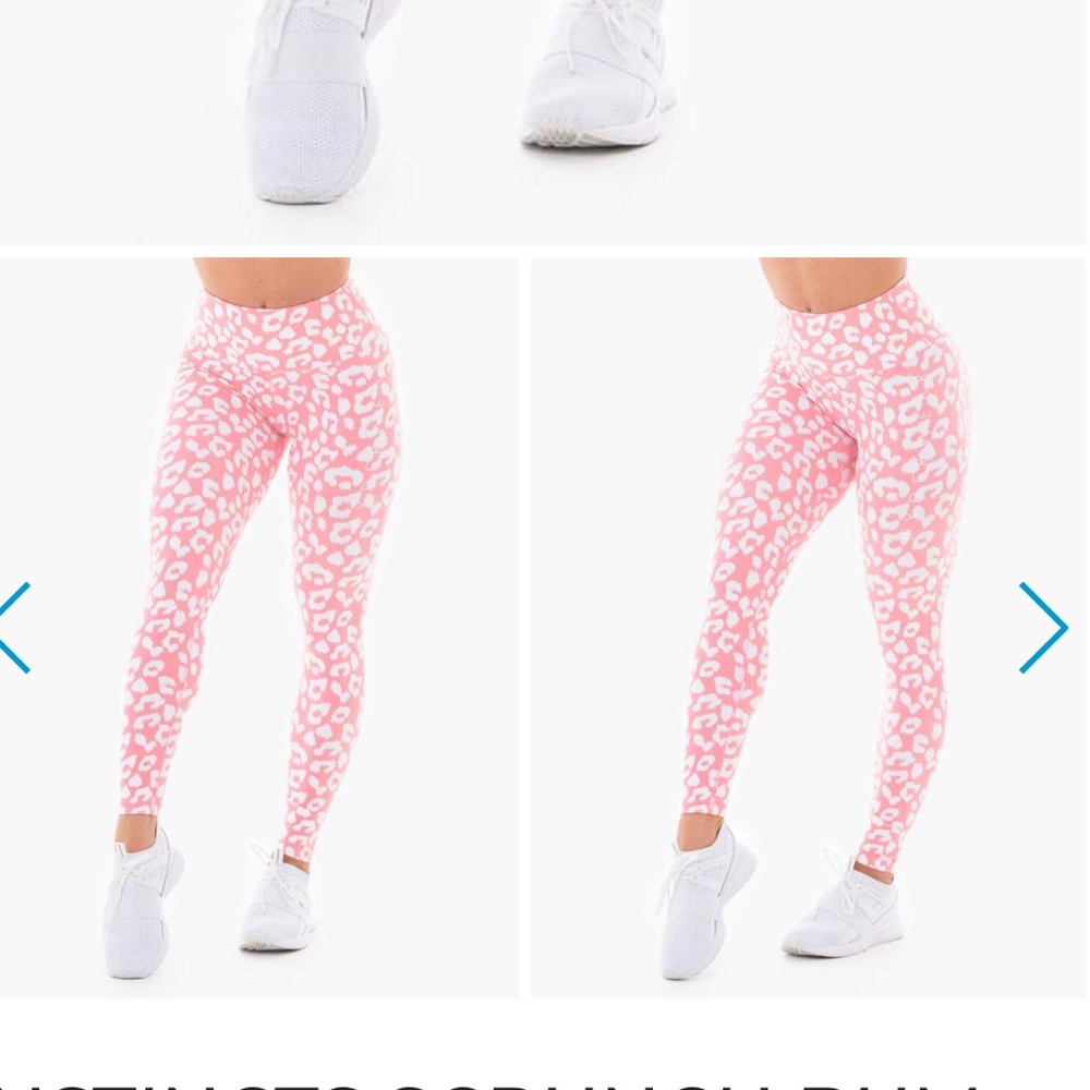Ryderwear instincts scrunch bum pink leopard